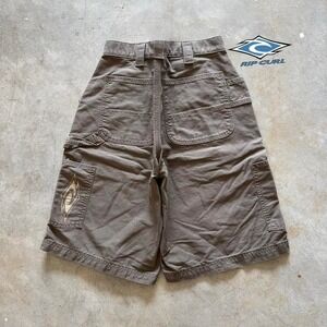 Baggy Carhertt Carpenter Cargo Shorts Long Jorts Vintage Y2K Surf -34